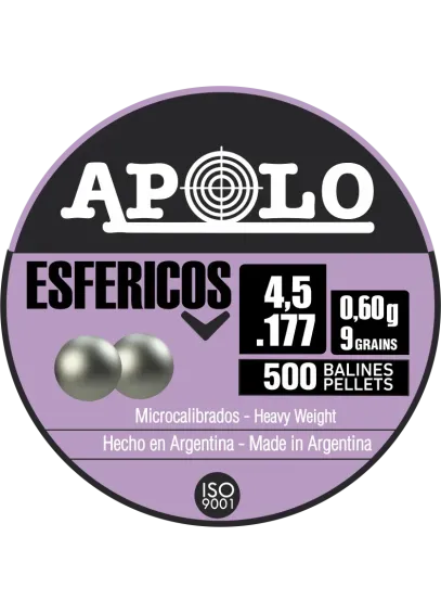 Esféricos 4,5 mm (.177)