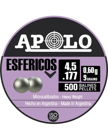 Esféricos 4,5 mm (.177)