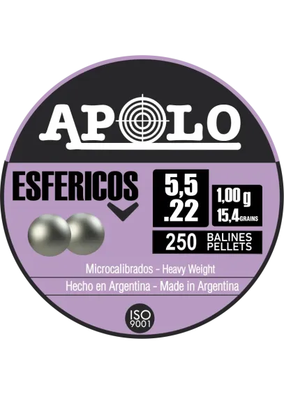 Esféricos 5,5 mm (.177) .