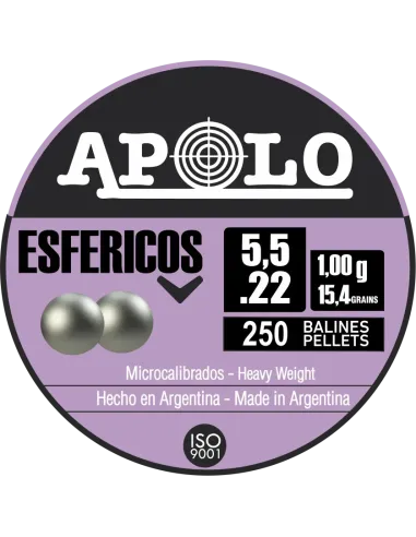 Esféricos 5,5 mm (.177) .